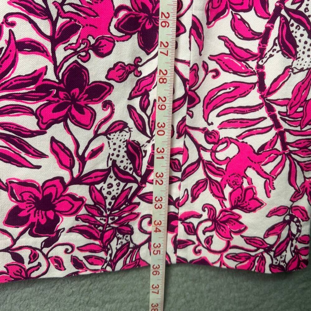 Lilly Pulitzer Mila Dress Pink White 8 NWT Floral Sheath Spring Preppy Coastal - Picture 7 of 11